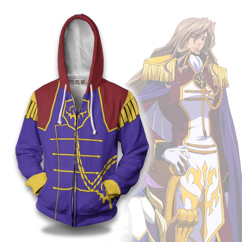 Charles Zi Britamia Hoodie Code Geass Anime Casual Cosplay