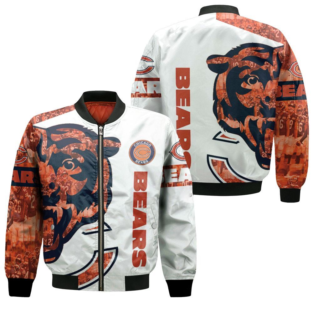 Chicago Bears Nfl For Bears Fan 3d T Shirt Hoodie Sweater Bomber Jacket