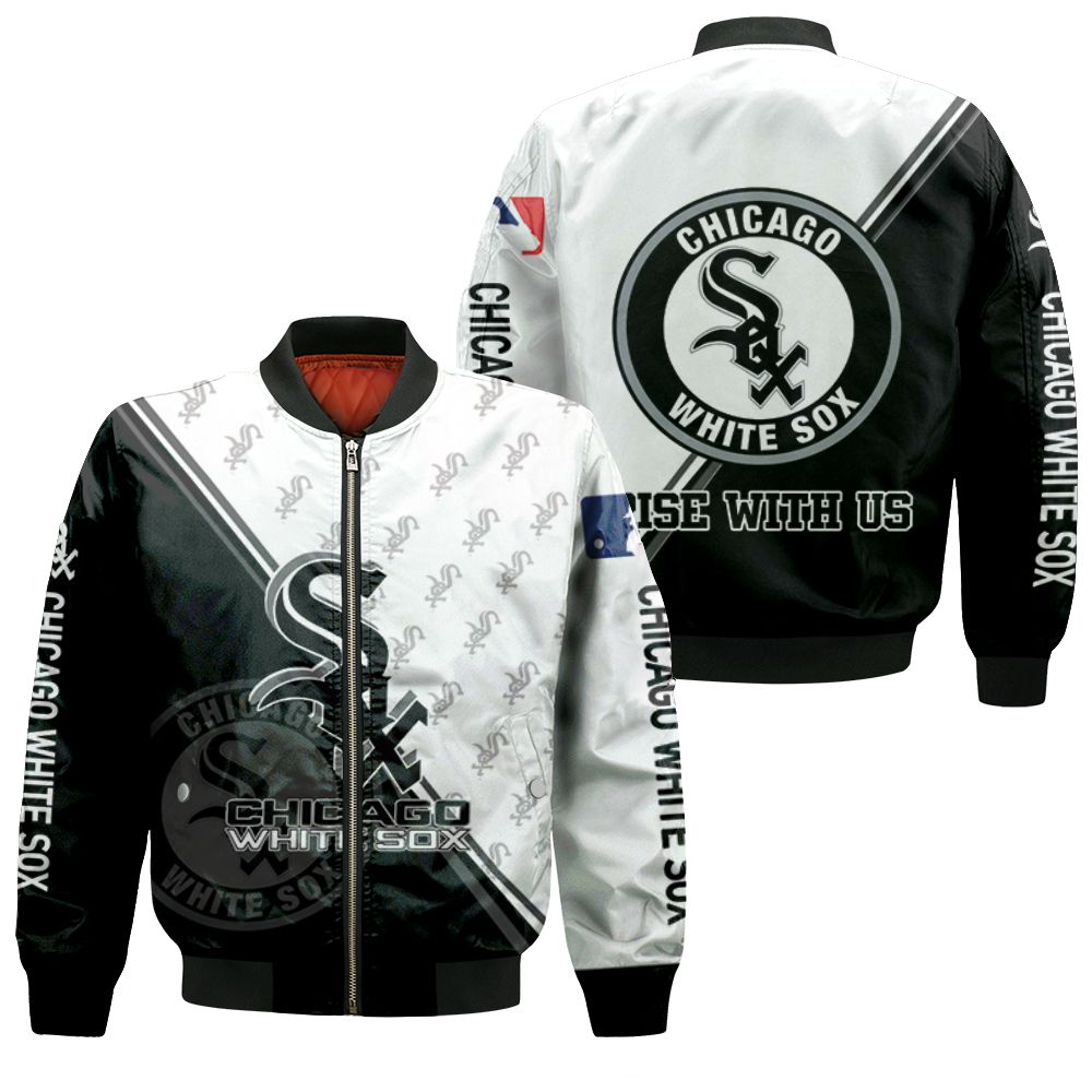 Chicago White Sox Black And White For Fan 3d T Shirt Hoodie Sweater Bomber Jacket