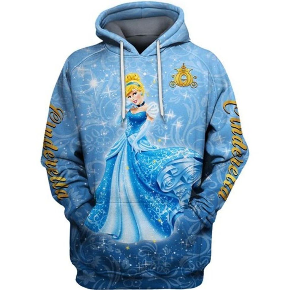 Cinderella Lovers 3d Hoodie