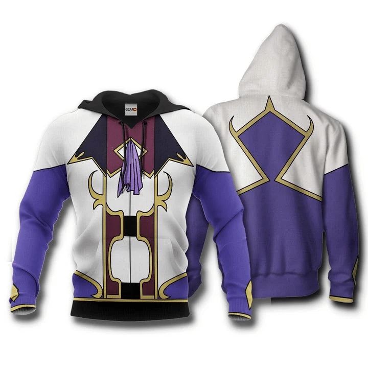 Code Geass Jeremiah Gottwald Anime Manga 3d Zip Hoodie