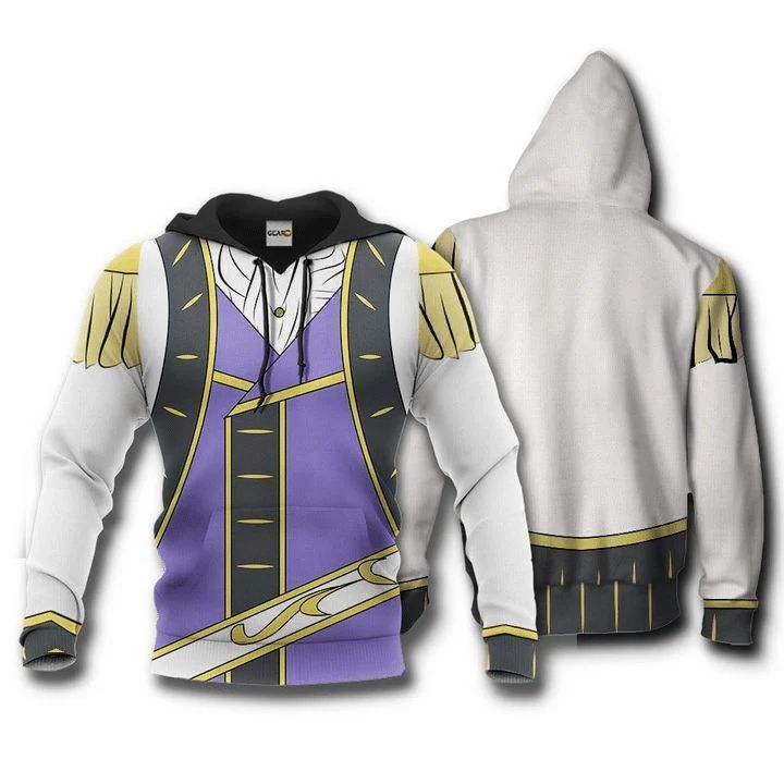 Code Geass Schneizel El Britannia Anime Manga 3d Zip Hoodie