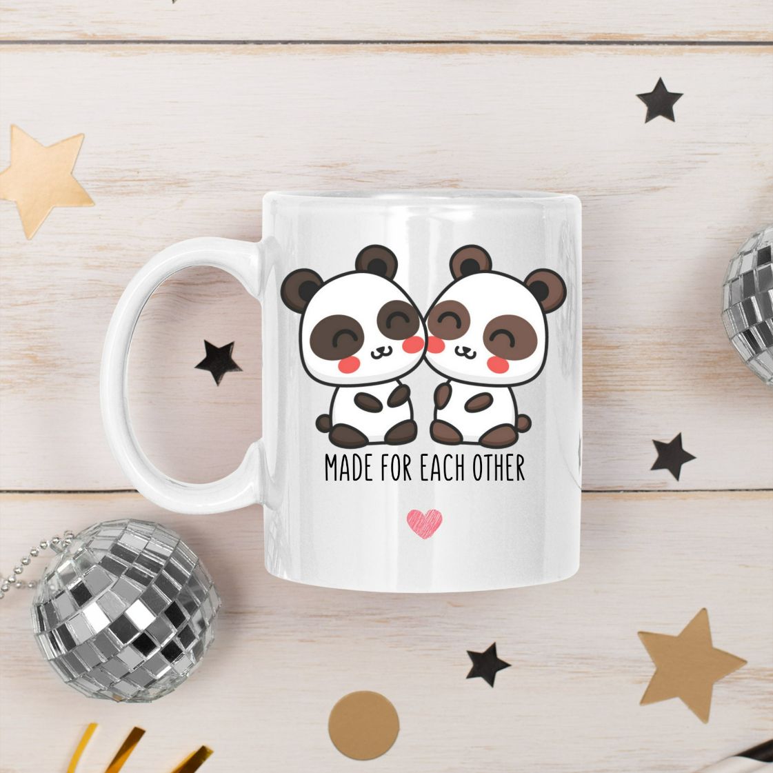 Couple Panda Valentine Mug