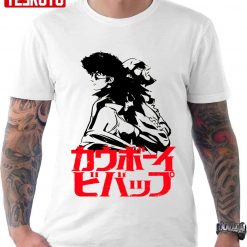 Cowboy Bebop Anime Characters Japanese Style Unisex T-Shirt