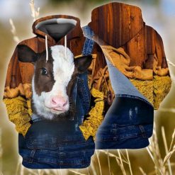 Cows Farm Of Farmer 3d Zip Hoodie