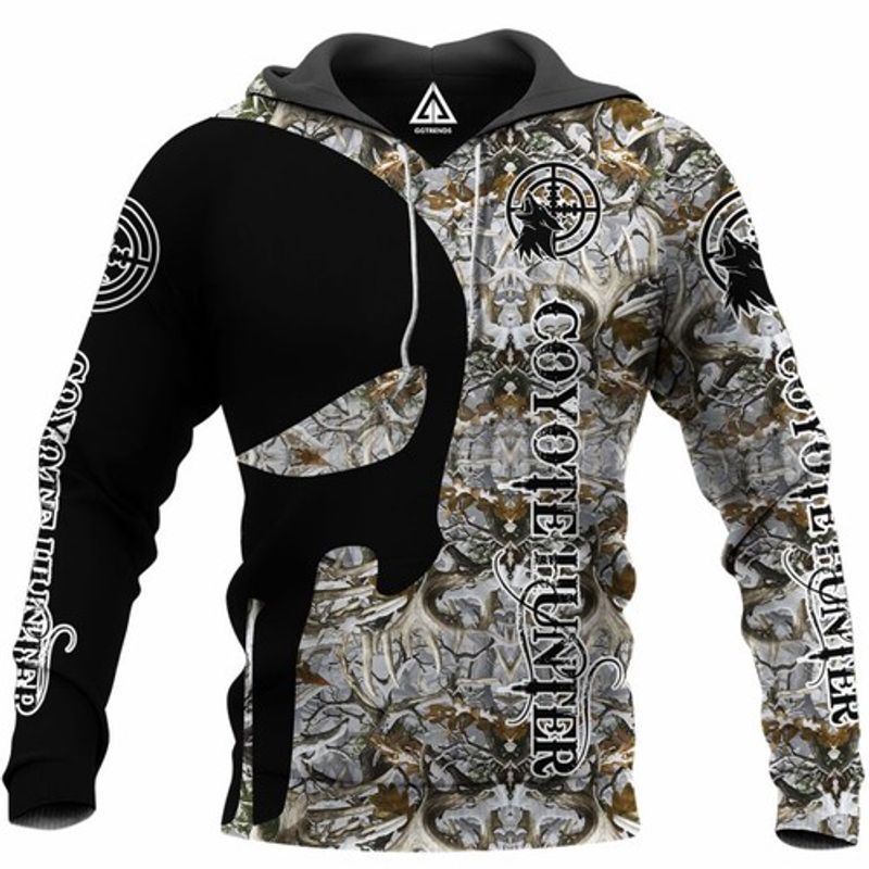 Coyote Hunter All Over Printed Custom 3d Hoodie