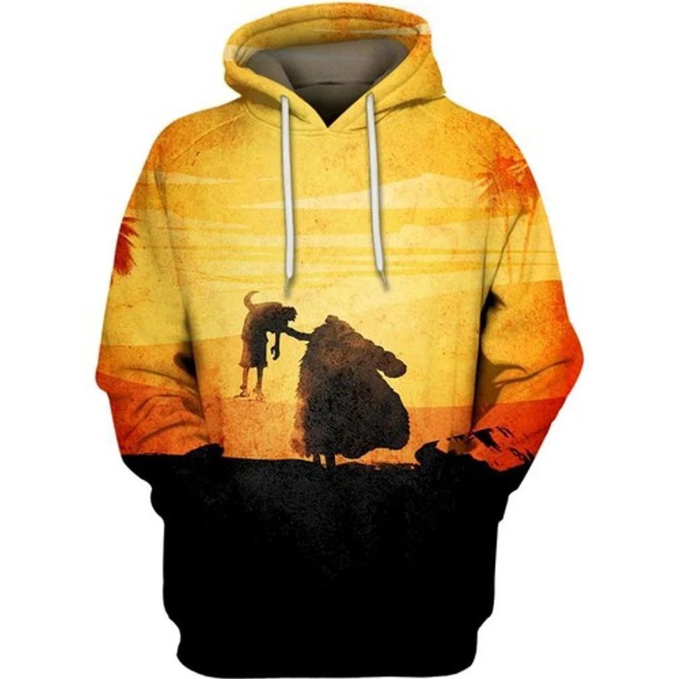 Crocodile Vs Luffy One Piece All Over Printed Custom 3d Hoodie