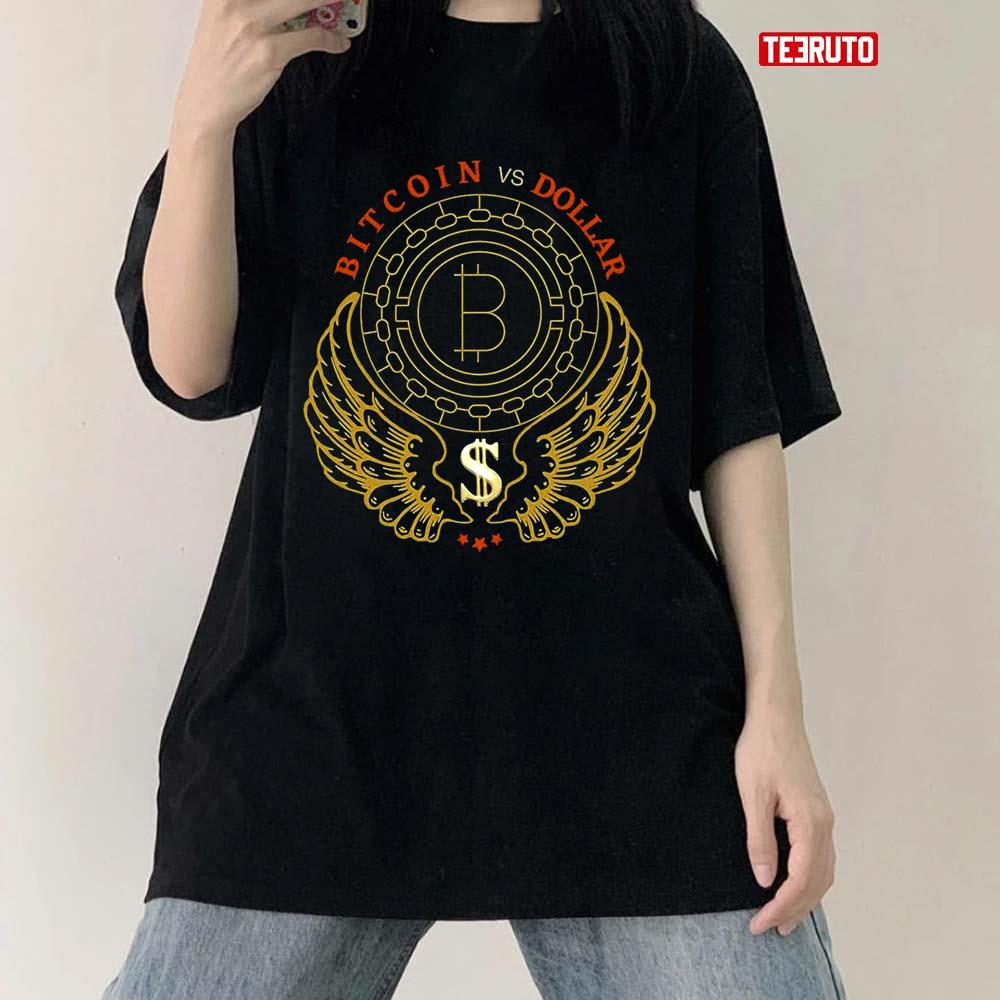 Crypto Is For Virgins Bitcoin Vs Dollar Unisex T-Shirt