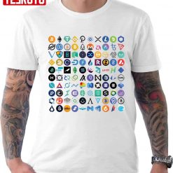 Crypto Logos Unisex T-Shirt