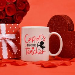 Cupids Favorite Teacher Valentines Day Mug