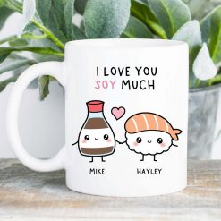 Custom Sushi I Love You Lover Mug