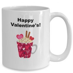 Cute Heart Valentines Day Mug For Her