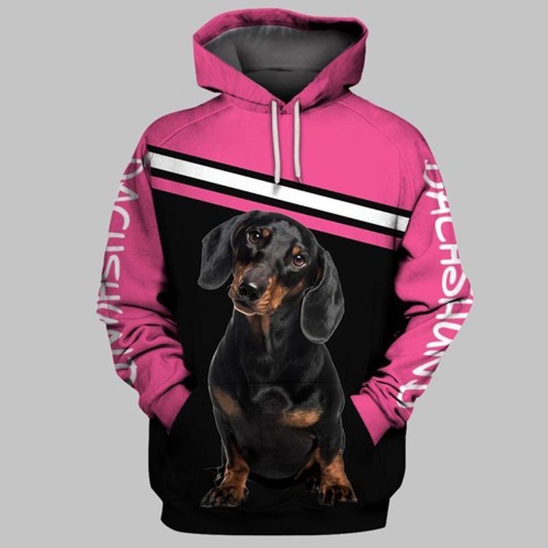 Dachshund All Over Printed Custom 3d Hoodie