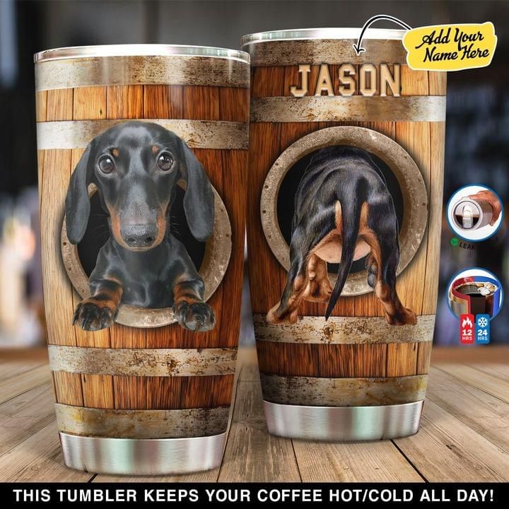 Dachshund Dog Cute Coffee Tumbler All Over Print