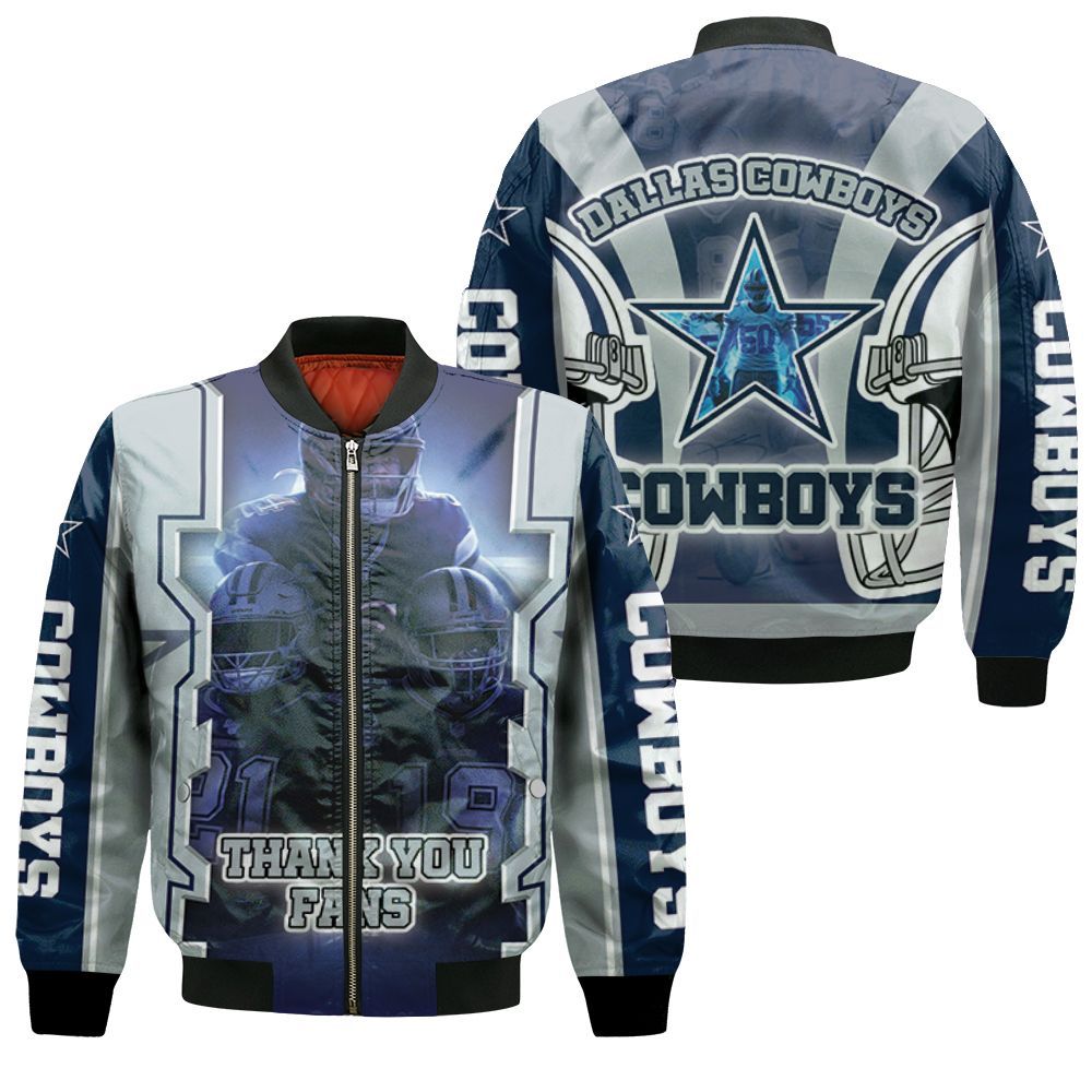 Dallas Cowboy Thank You Fans Nfc East Division Super Bowl 2021 Bomber Jacket
