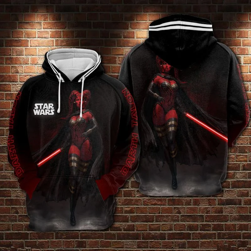 Darth Talon Star Wars Over Print 3d Zip Hoodie