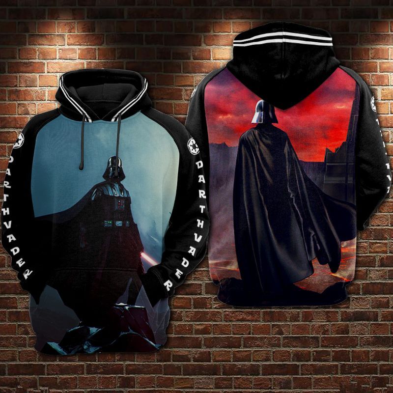 Darth Vader Star Wars Over Print 3d Zip 5 Hoodie