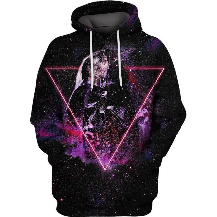 Darth Vader Symmetry Star Wars Over Print 3d Zip Hoodie