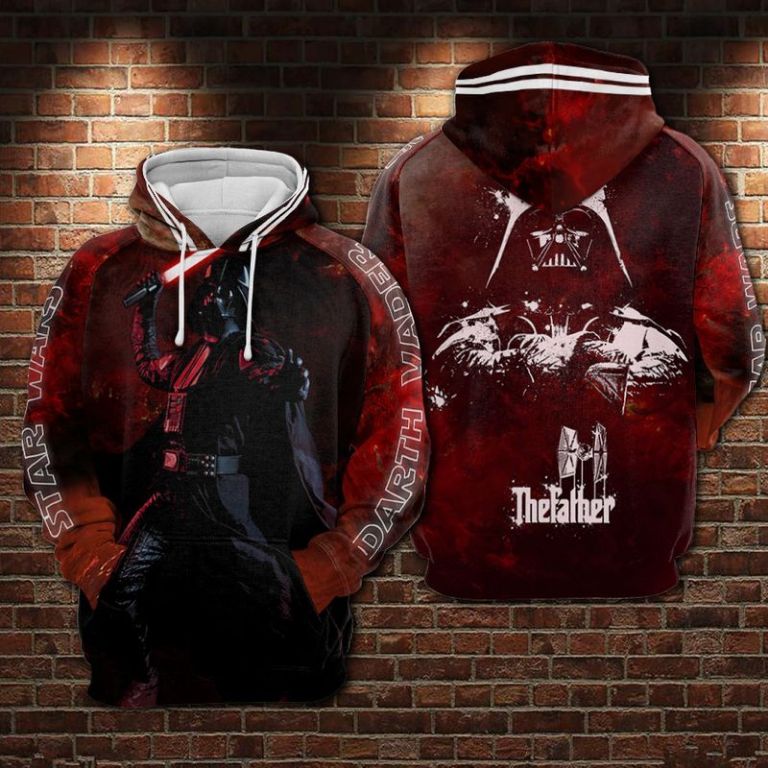 Darth Vader – The Father Star Wars Over Print 3d Zip Hoodie