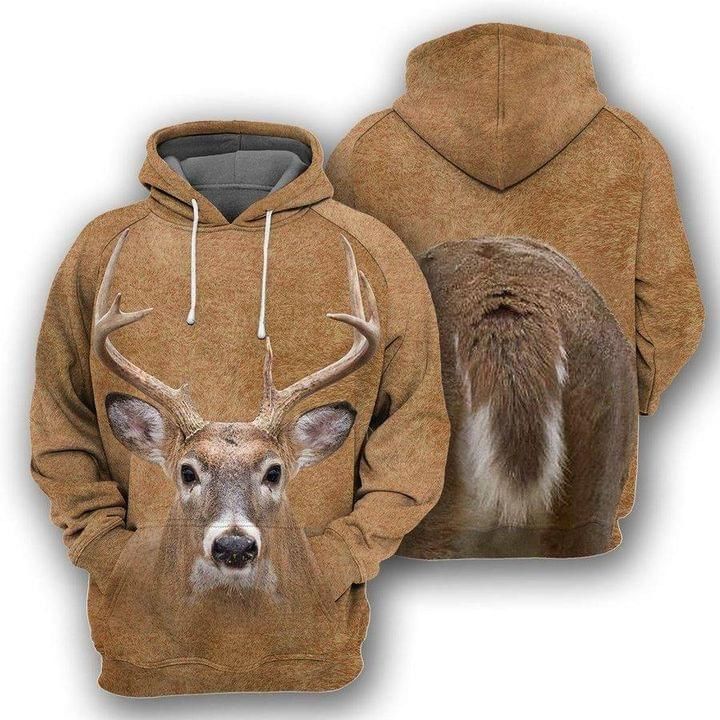 Deer Animals Full Printing 3d Hoodie