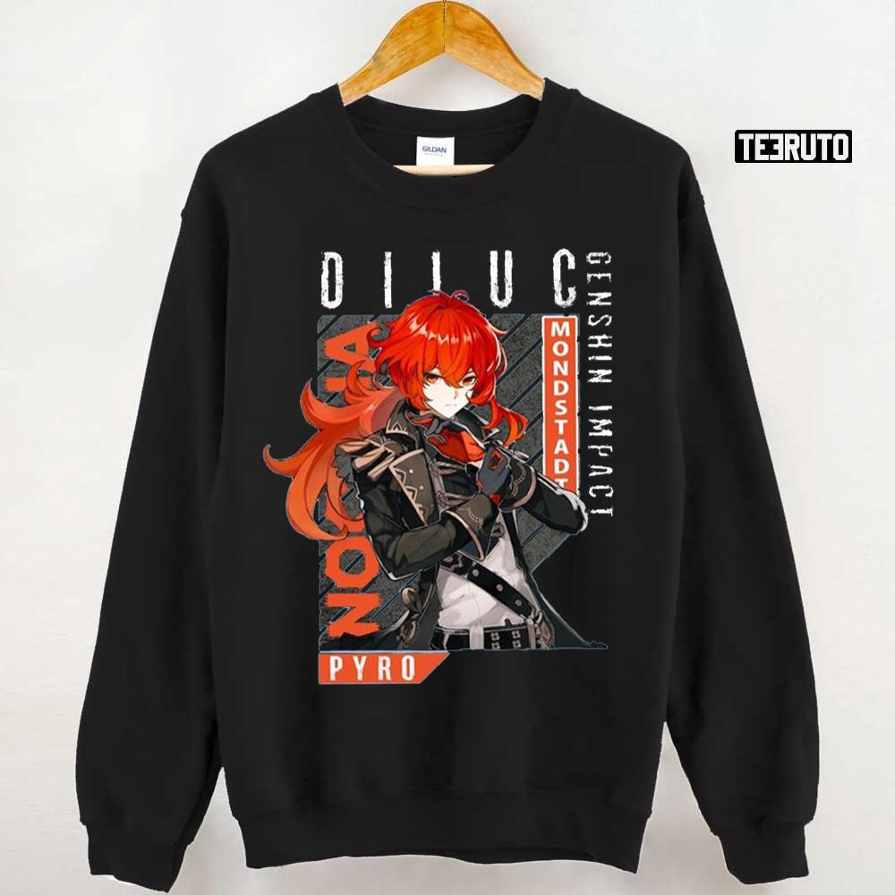 Diluc Genshin Impact Fanmade Unisex Sweatshirt