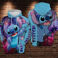 Disney Lilo And Stitch Cute Ii 3d Zip Hoodie