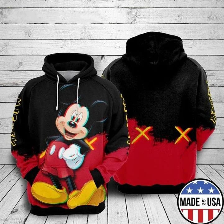 Disney Mickey Full Printing 3d 2 Hoodie