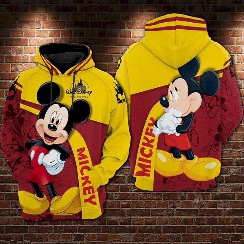 Chicago Cubs Mickey Mouse Lover Disney Cartoon 3D Hoodie For Fans