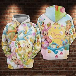 Disney Mickey Mouse Cute Lover Vi 3d Zip Hoodie