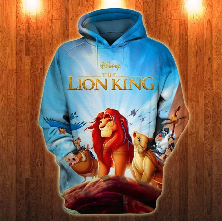 Disney The Lion King Movie Lover 3d Zip Hoodie - Teeruto