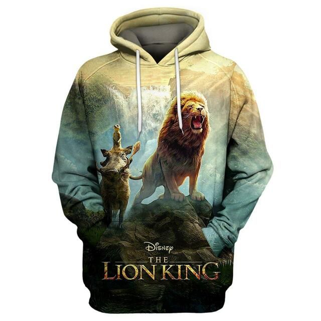 Disney The Lion King The King Roaring 3d Zip Hoodie