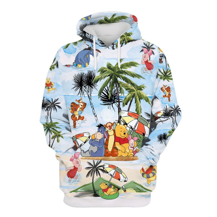 Disney Winnie The Pooh Cute Lover 3d Hoodie