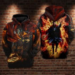 Doctor Strange , Avengers, Marvel Over Print 3d Zip Hoodie