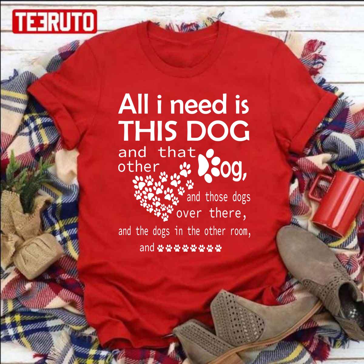Dog Mama T Dog Lovers Fur Mama Pet Lover Unisex T-Shirt