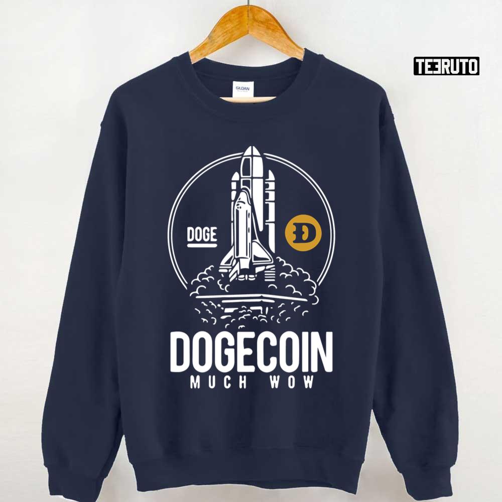 Dogecoin Rocket To The Moon Unisex Sweatshirt