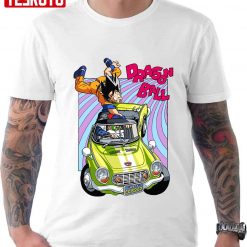 Dragon Ball Goku Master Roshi Retro Car Manga Art Unisex T-Shirt