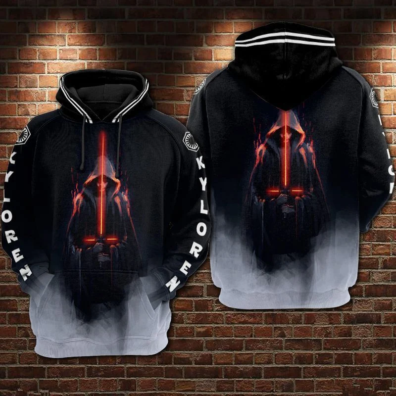 For Star Wars Lovers Kylo Ren Red Electric Sword 3d Hoodie