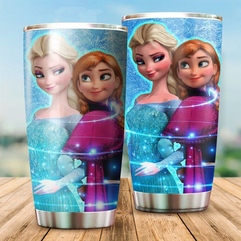 Frozen Elsa And Anna 999 Gift For Lover Day Travel Tumbler