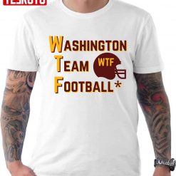 Funny Washington Team Football Wtf Helmet Logo Unisex T-Shirt