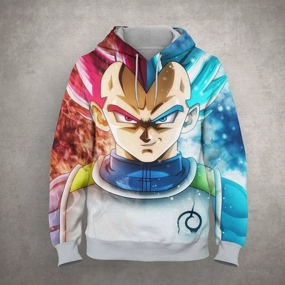 Goku Cartoon Dragon Ball Anime Manga 39 Over Print 3d Zip Hoodie