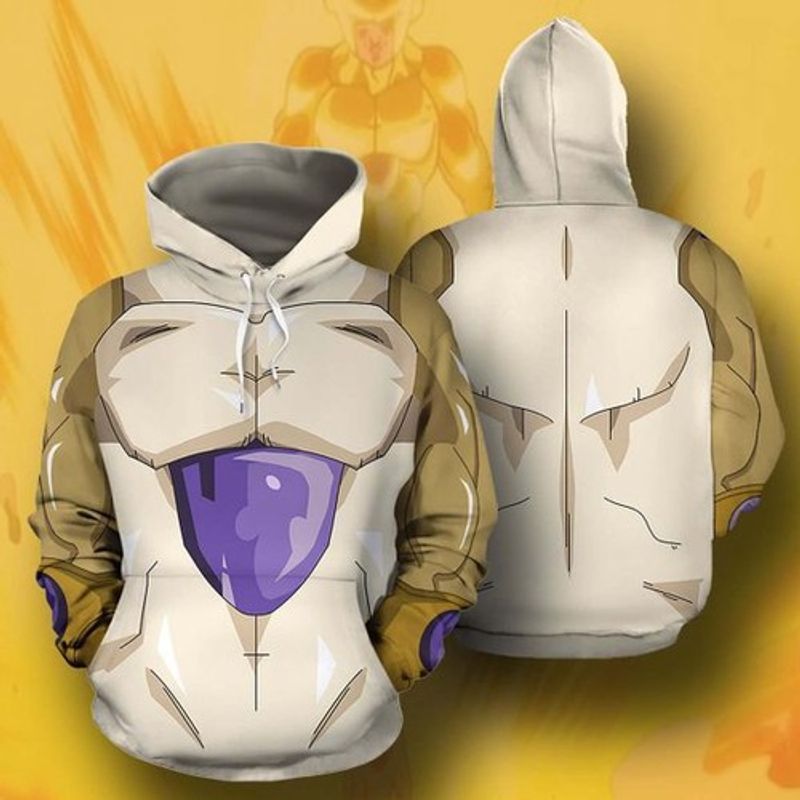 Golden Frieza 3d For Men For Women All Over Printed Hoodie