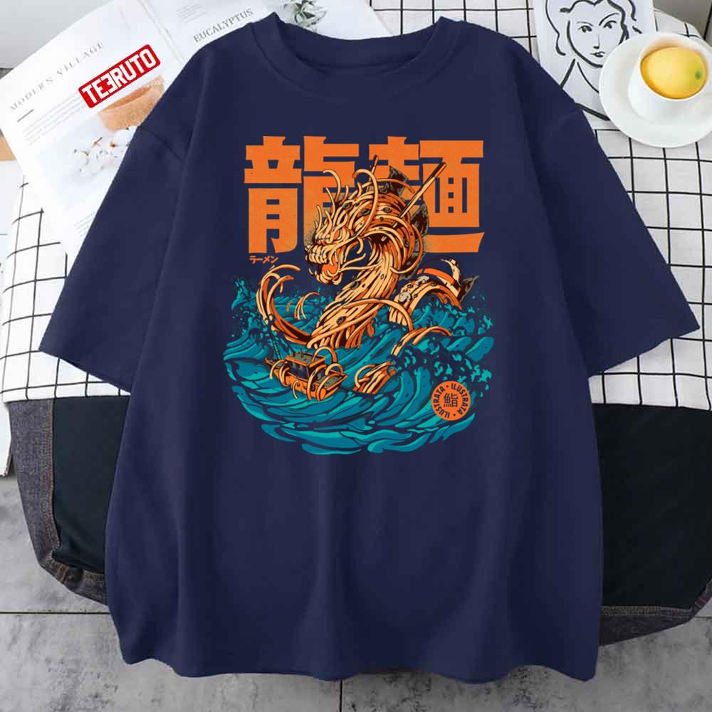 Great Ramen Dragon Off Kanagawa Unisex T-Shirt
