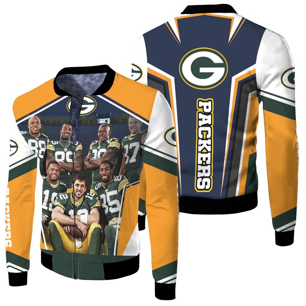 Green Bay Packers Photoshop Nfc North Division Champions Super Bowl 2021 Fleece Bomber Jacket