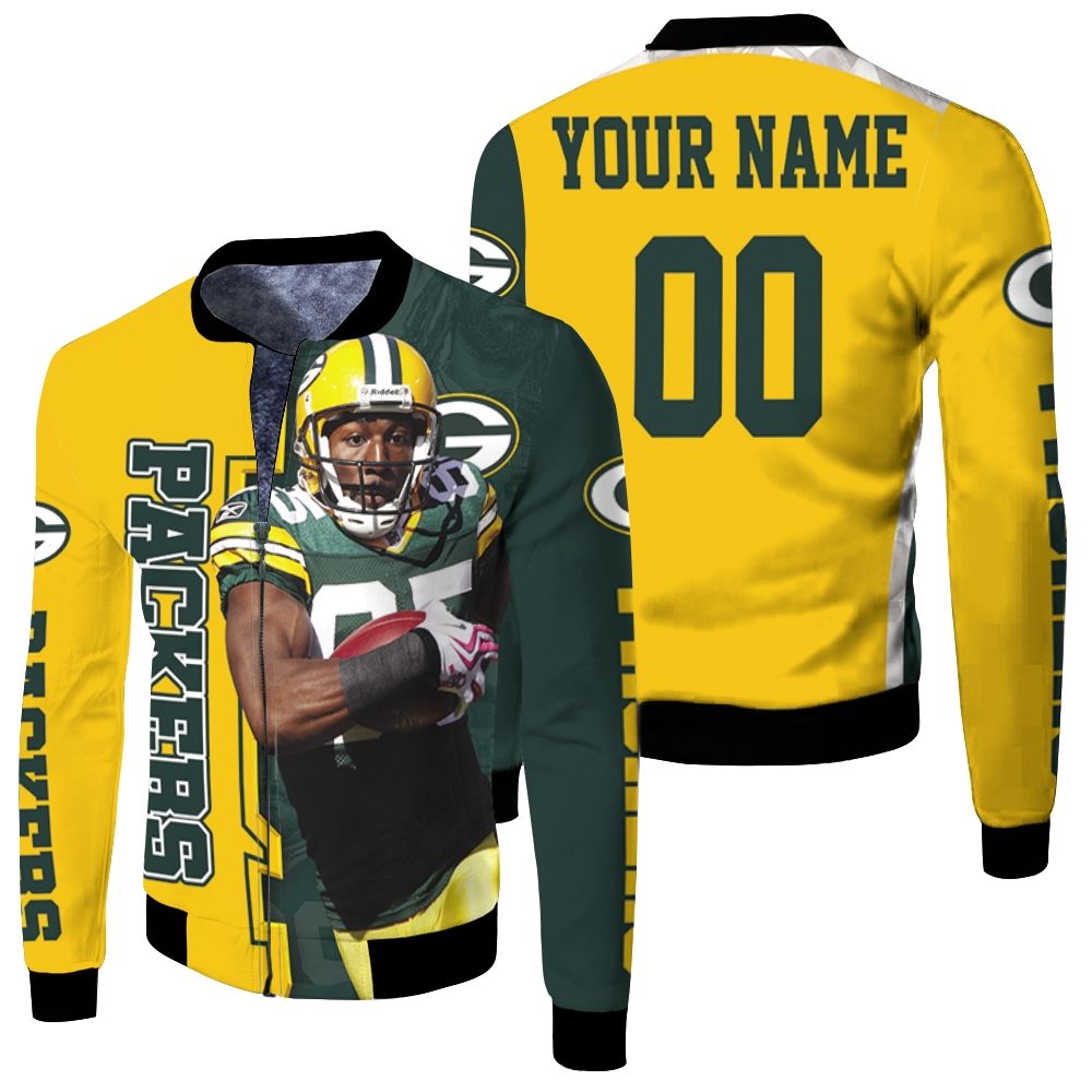 Greg Jennings Green Bay Packers Thanks Nfl Champion Nfc North Winner Personalized Fleece Bomber Jacket