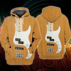 Guitar Bass 2 3d Zip Hoodie