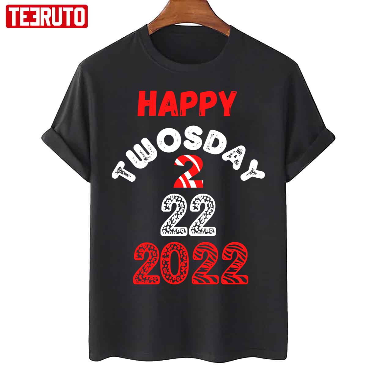 Happy Twosday Tuesday 2022 Unisex T-Shirt