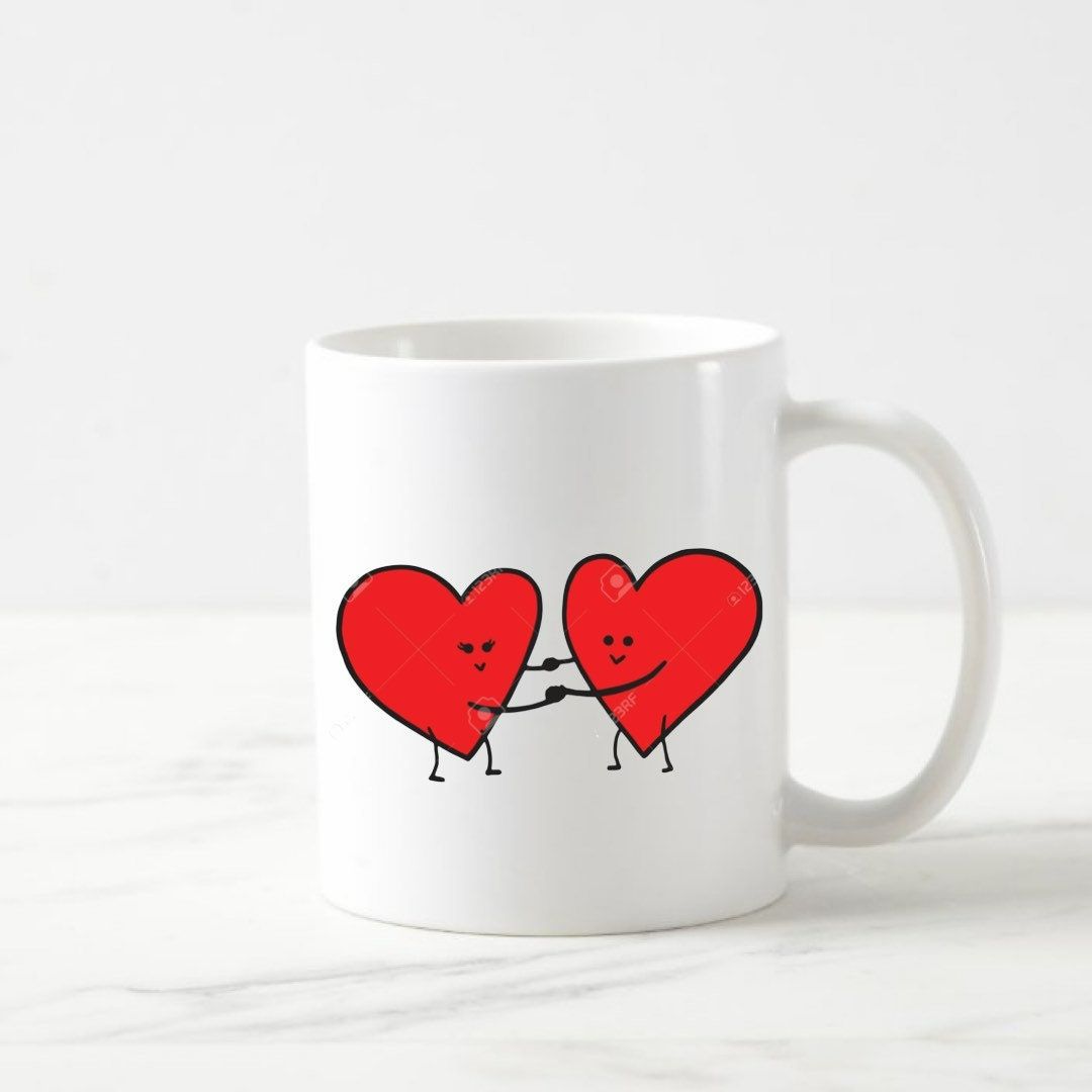 Heart Love Mug Valentines Gift