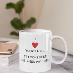 I Love Your Face Valentines Mug