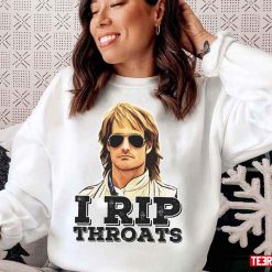 I Rip Throats MacGruber Will Forte Sweatshirt