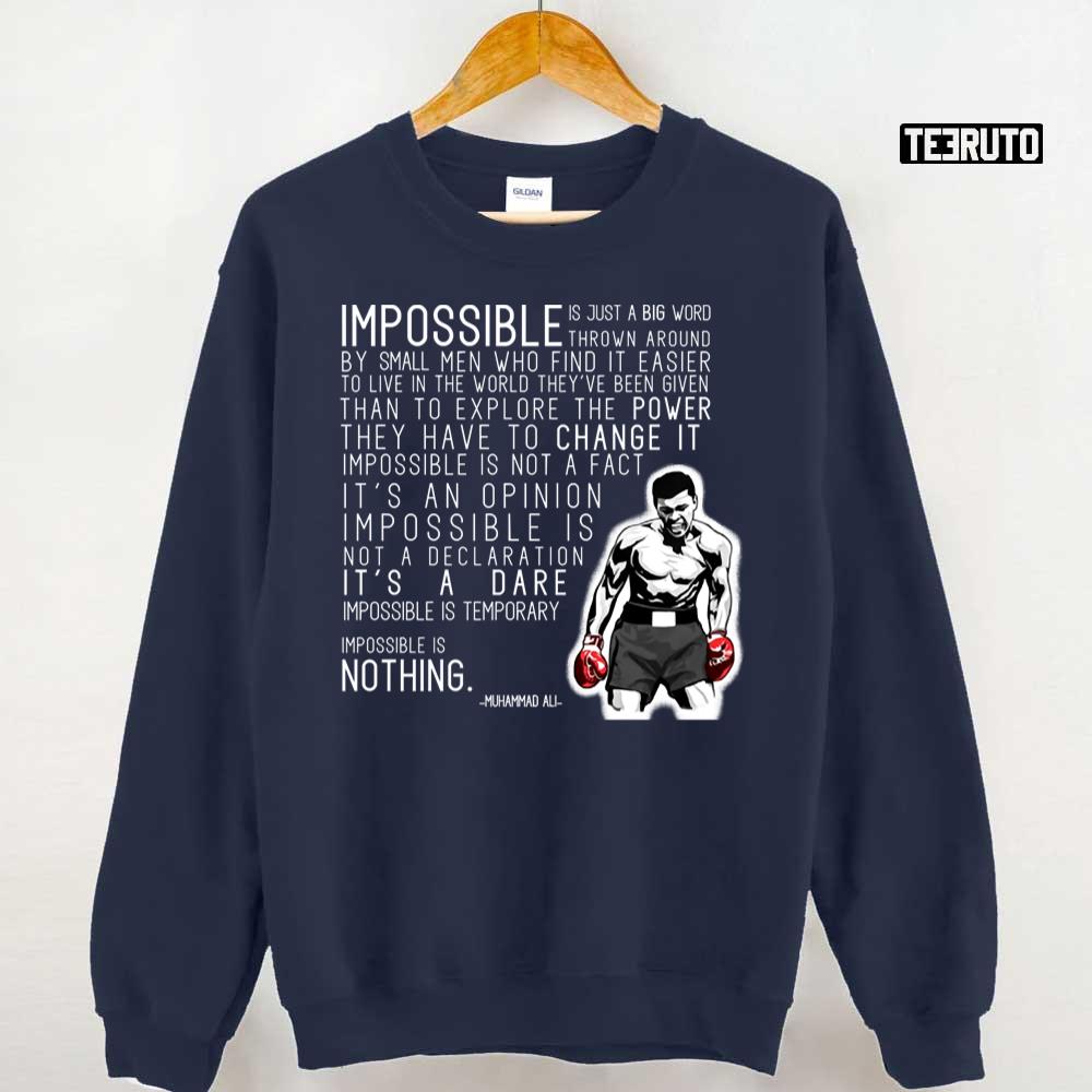 American Classics Muhammad Ali Impossible Is Nothing T-Shirt White 
